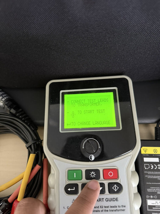 MEGGER TTR-25 SINGLE & THREE PHASE TRANSFORMER TURN-RATIO TEST