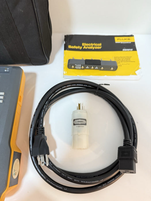 FLUKE ESA612 115V ELECTRICAL SAFETY ANALYZER W/ACCESSORIES (TESTED) SHIPS FREE