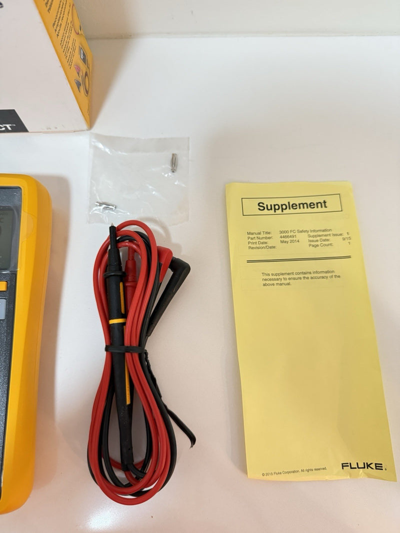 FLUKE 3000 FC WIRELESS DIGITAL MULTIMETER MFD 2025