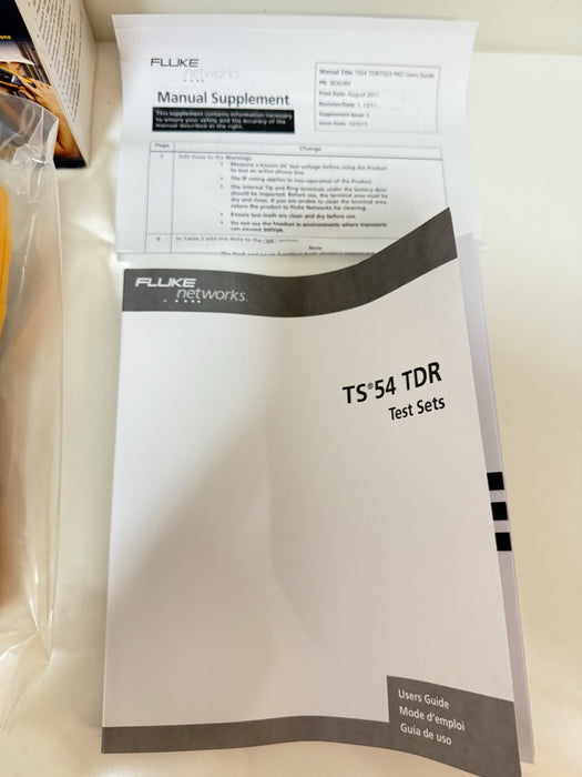 FLUKE NETWORKS TS54 TDR TEST SET (NEW FACTORY SEALED) SHIPS FAST