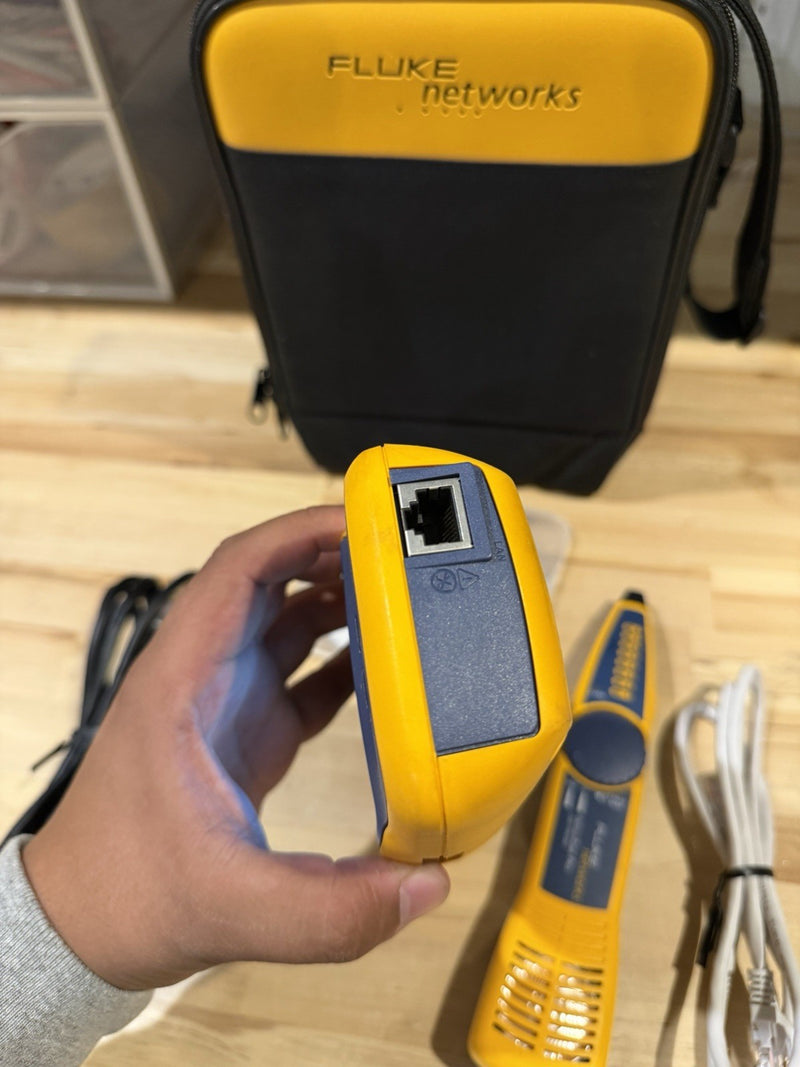 FLUKE NETWORKS LRAT-1000 LINKRUNNER AT-1000 AUTO TESTER W INTELLITONE PROBE 200