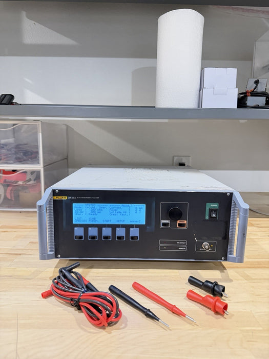 FLUKE QA-ES II ELECTROSURGERY ANALYZER W/ LEADS & CLIPS (TESTED) FREE SHIPPING