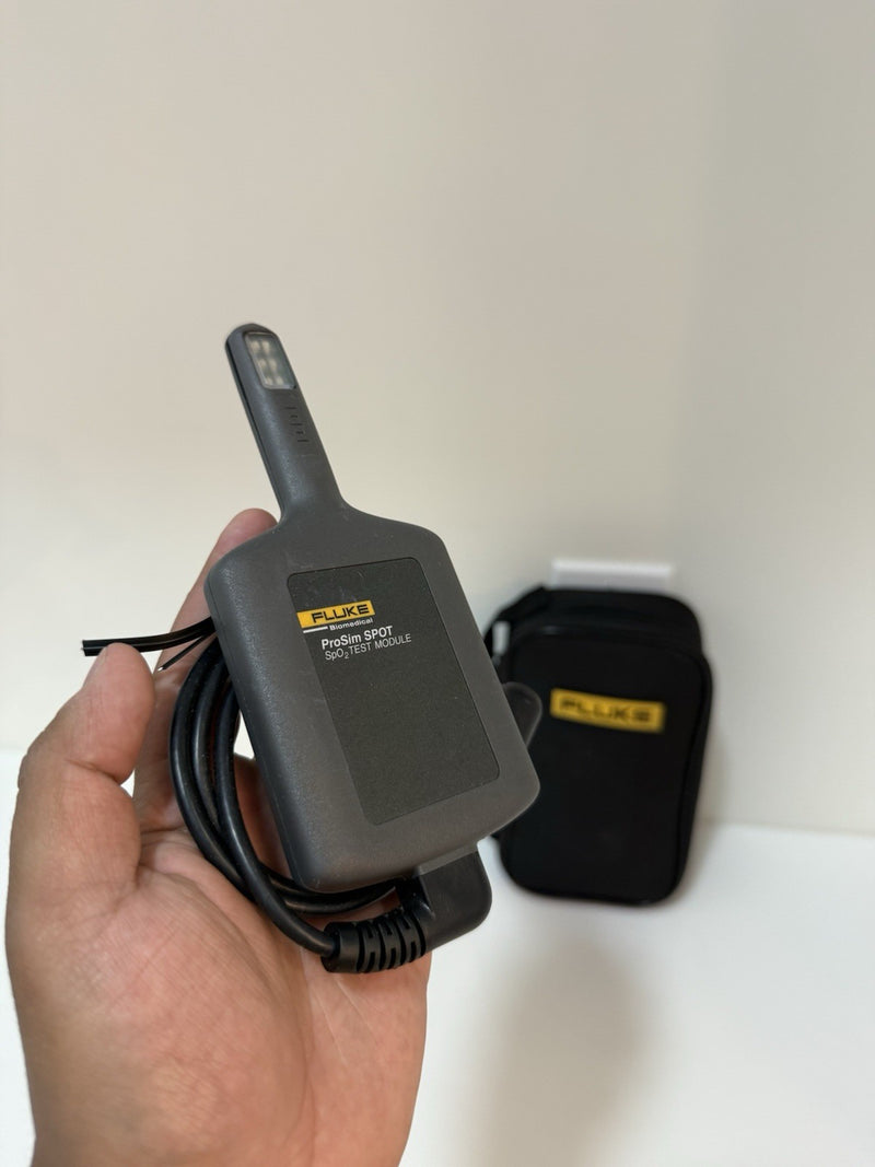 FLUKE PROSIM SPOT SPO2 TEST MODULE WITHBAG TESTED