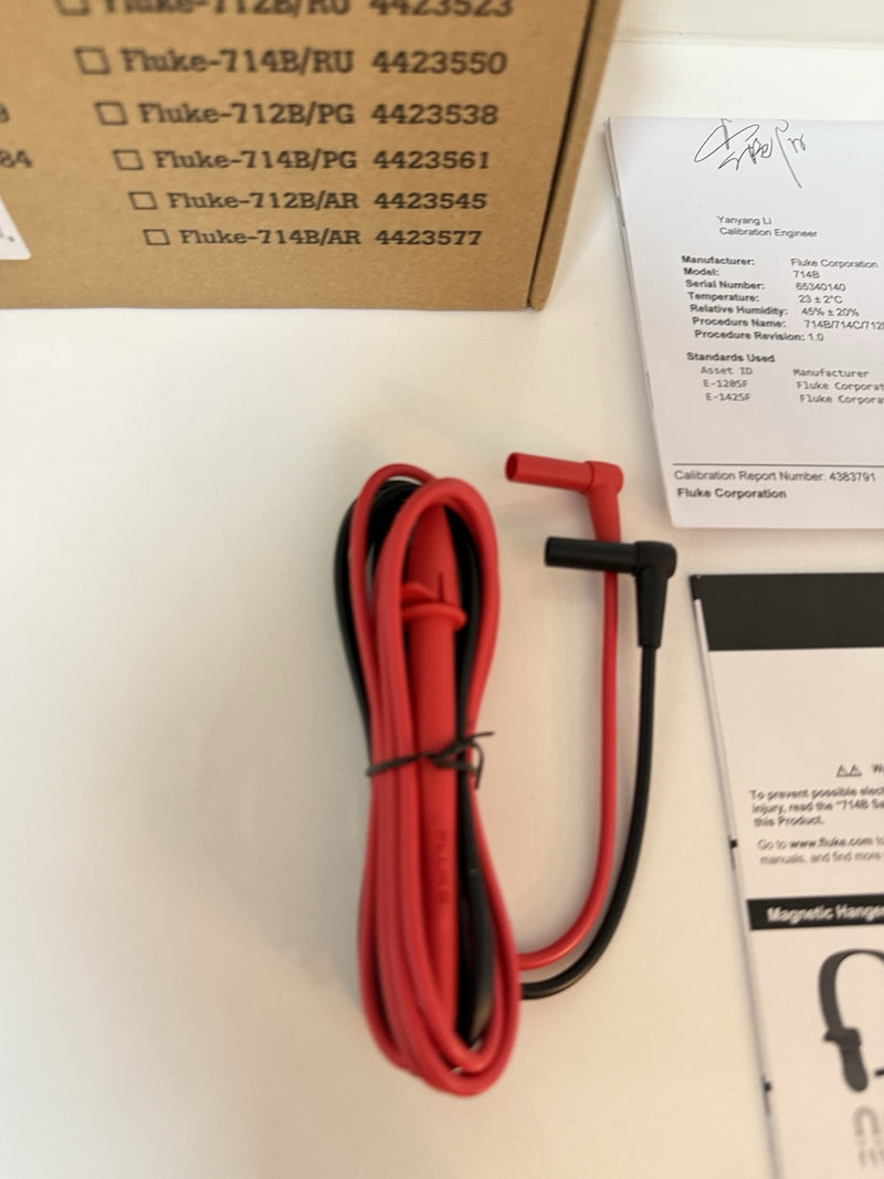 FLUKE 714B THERMOCOUPLE CALIBRATOR MFD 2024 CALIBRATED 2024