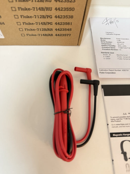 FLUKE 714B THERMOCOUPLE CALIBRATOR MFD 2024 CALIBRATED 2024