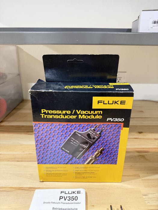 FLUKE PV350 PRESSURE VACUMM TRANSDUCER MODULE TESTED