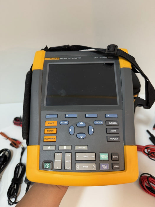 FLUKE 190-502 SCOPEMETER 2CH 500MHZ 5GS/S TESTED