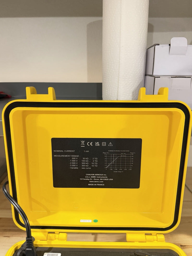 AEMC 5070 MEGOHMMETER GRAPHICAL INSULATION TESTER