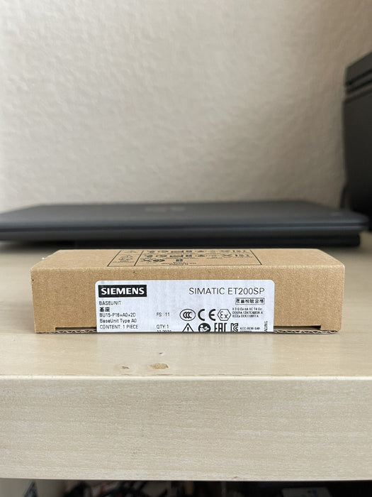 SIEMENS SIMATIC ET 200SP BASE UNIT MODULE 6ES7193-6BP00-0DA0