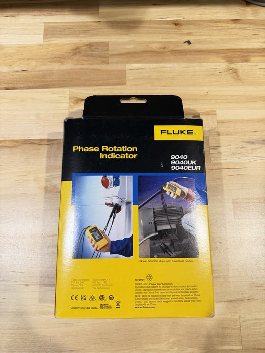 FLUKE 9040 3 PHASE ROTATION INDICATOR TESTER (NEW FACTORY SEALED) SHIPS FAST