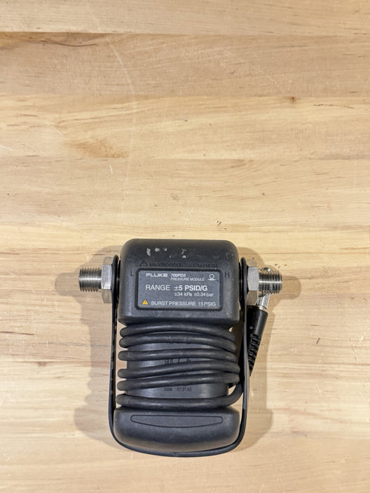 FLUKE 700PD3 PRESSURE MODULE 5 PSID/G 34 KPA 0.34 BAR (TESTED) SHIPS FAST