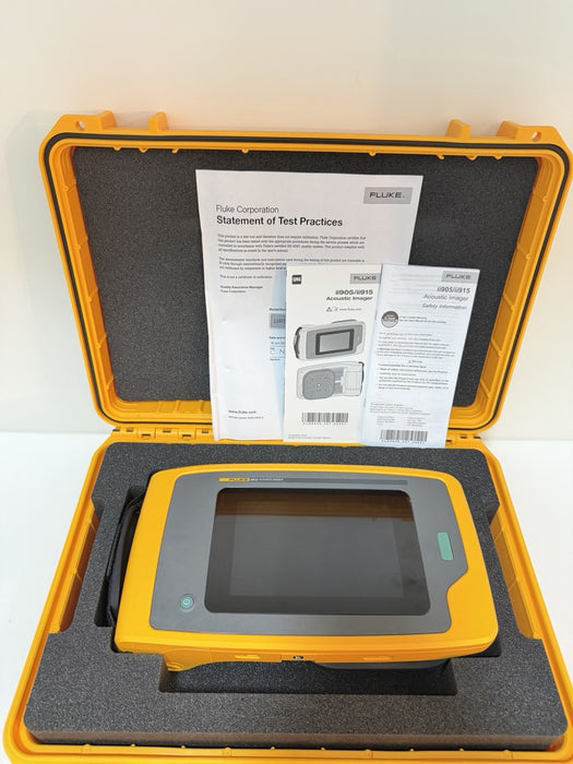 FLUKE ii915 ACOUSTIC IMAGER2-100KHZ W/LEAKQ PDQ MECQ & WIFI (CALIBRATED 2025)NEW