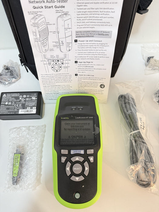 NETALLY LINKRUNNER AT 2000 NETWORK TESTER LRAT-2000 NEW
