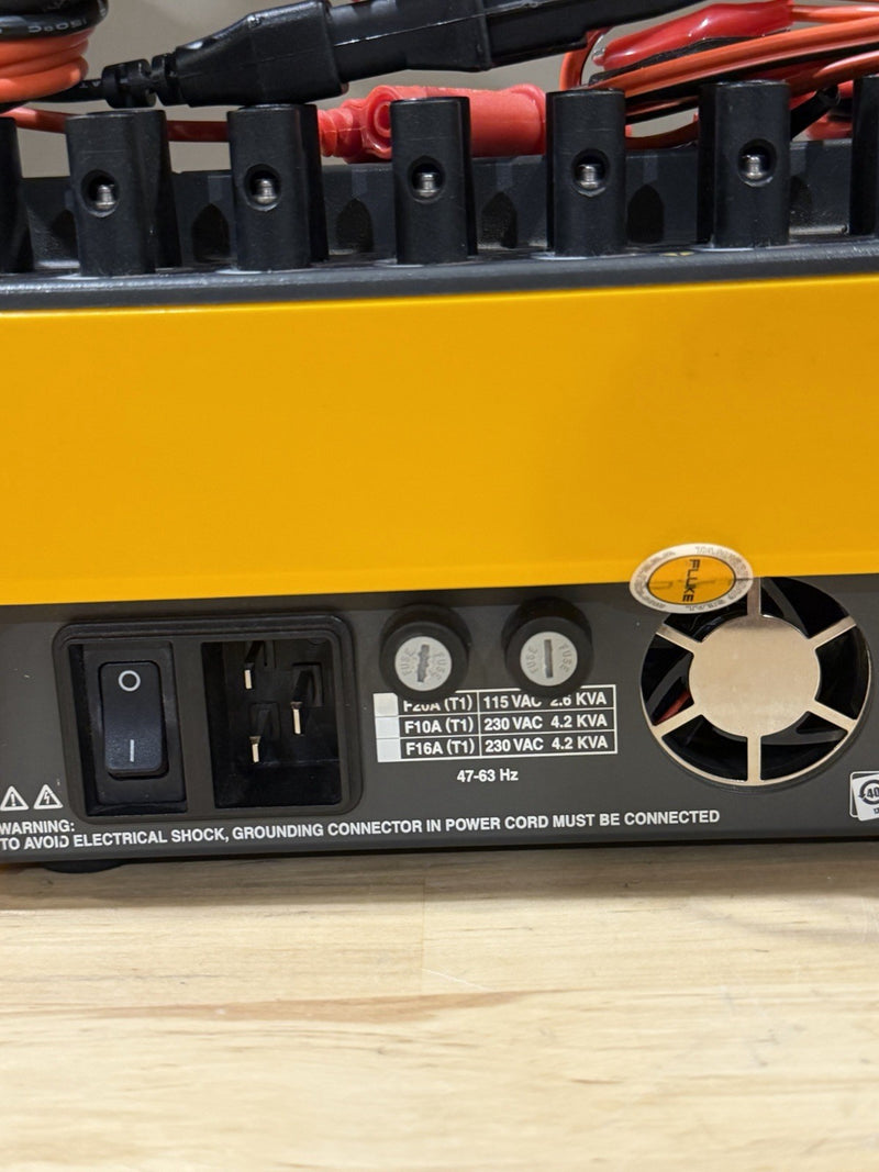FLUKE ESA620 230V BIOMEDICAL ELECTRICAL SAFETY ANALYZER WITH LEADS & CHARGER