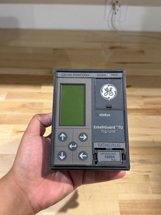 GENERAL ELECTRIC ENTELLIGUAED 1600A TU TRIP UNIT GB216L3XXXFXXXX TESTED