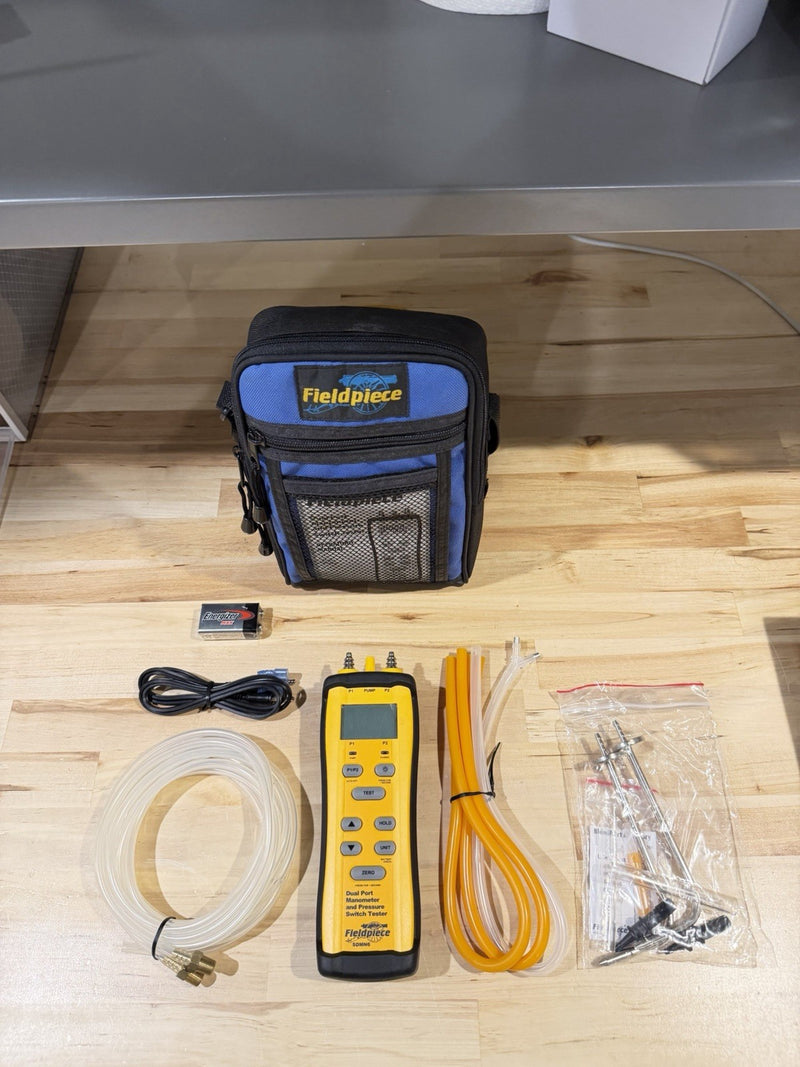 FIELDPIECE SDMN6 DUAL PORT MANOMETER & PRESSURE SWITCH TESTER