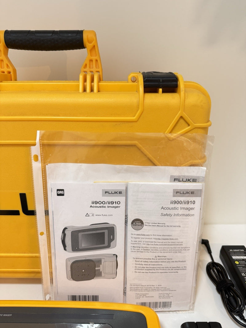FLUKE II910 ACOUSTIC IMAGER WITH ACCESSORIES