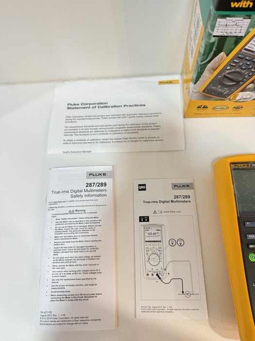 FLUKE 289 TRUE-RMS MULTIMETER NEW SEALEDCALIBRATED 2024