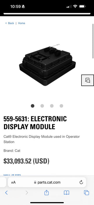 CAT 559-5631 ELECTRONIC DISPLAY MODULE