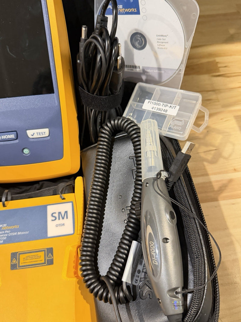 FLUKE OFP-SM OPTIFIBER PRO SINGLEMODE OTDR MODULE KIT W /DSX VERSIV MAINFRAME