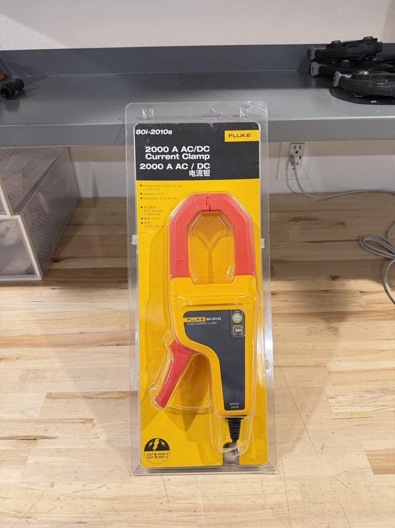 FLUKE 80I-2010S 200 A AC/DC CURRENT CLAMP 2000 A AC / DC (NEW SEALED) SHIPS FAST