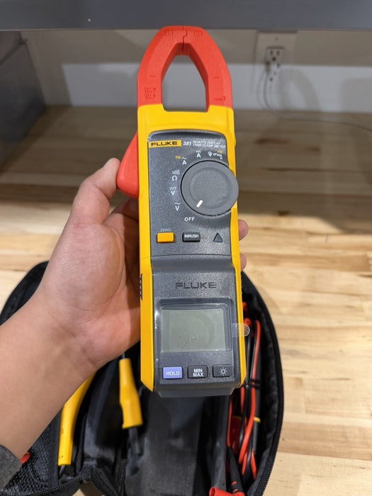 FLUKE 381 REMOTE DISPLAY TRUE RMS AC/DC CLAMP METER W / iFLEX (FREE SHIPPING)NEW