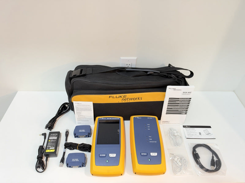 FLUKE NETWORKS DSX-602 PRO 500MHZ CABLE ANALYZER V2 W/ WIFI - SHIPS FREE NEW