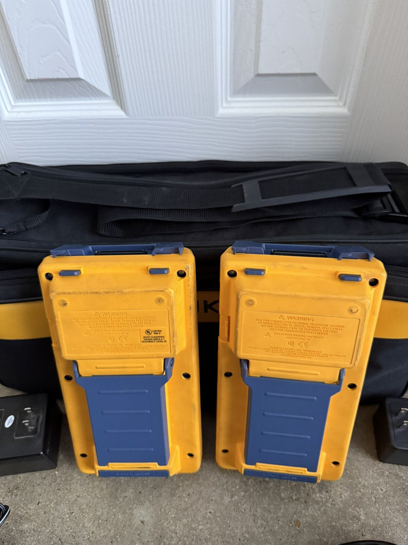 FLUKE NETWORKS DSP4300 DSP-4300 CABLE ANALYZER KIT WITH ACCESSORIES TESTED