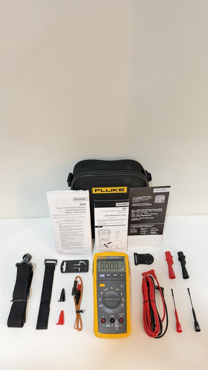 FLUKE 233 REMOTE DISPLAY AUTOMOTIVE DIGITAL MULTIMETER KIT