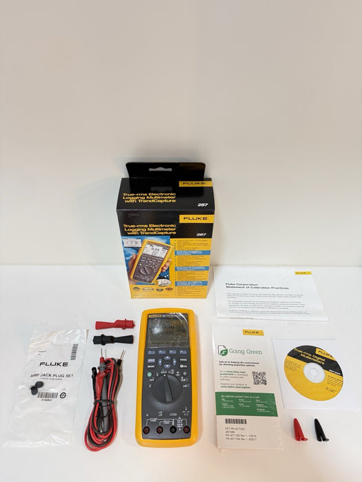 FLUKE 287 TRUE RMS ELECTRONIC LOGGING DIGITAL MULTIMETER (NEW FACTORY SEALED)
