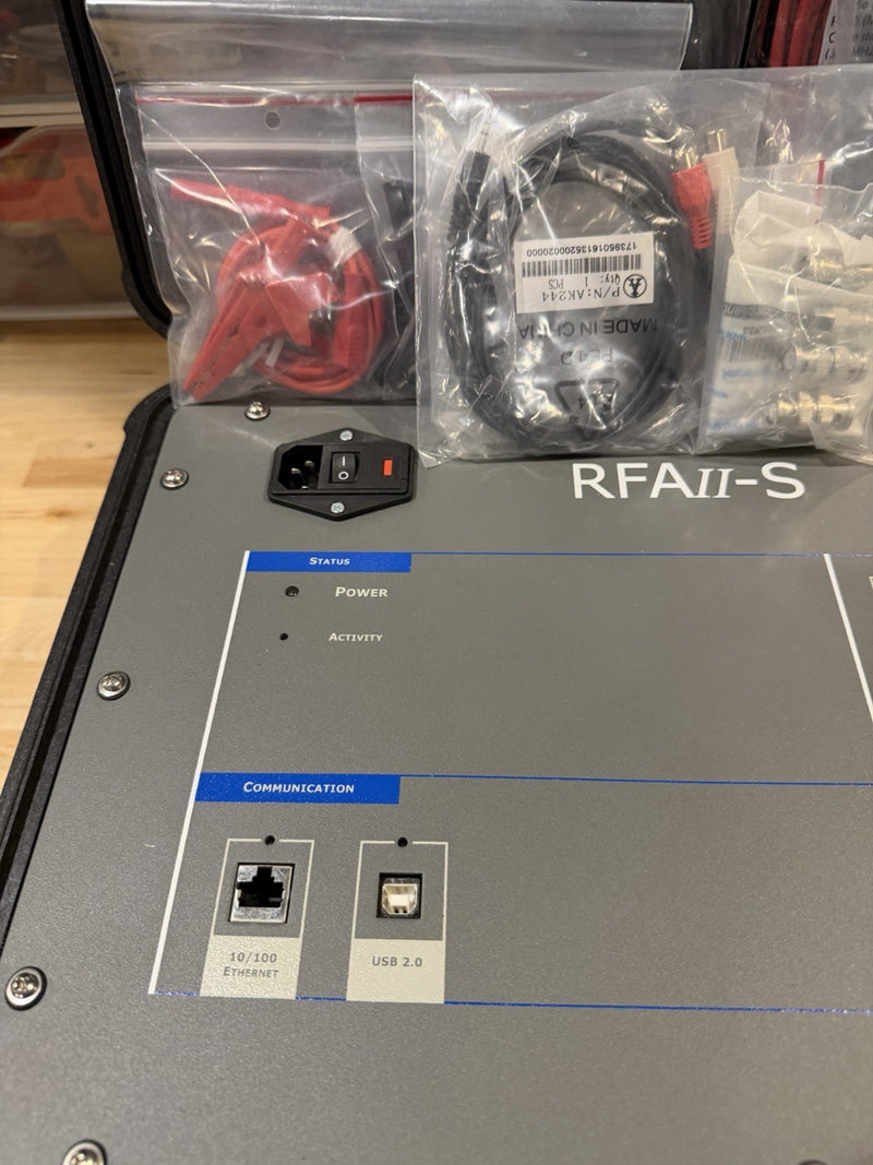 IRIS POWER RFAII-S MAGNETIC FLUX ANALYZER WITH ACCESSORIES TESTED
