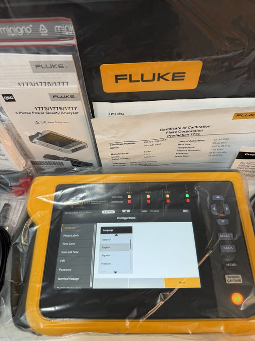 FLUKE 1777 POWER QUALITY ANALYZER (NEW FACTORY SEALED)CALIBRATED 2027 SHIPS FAST