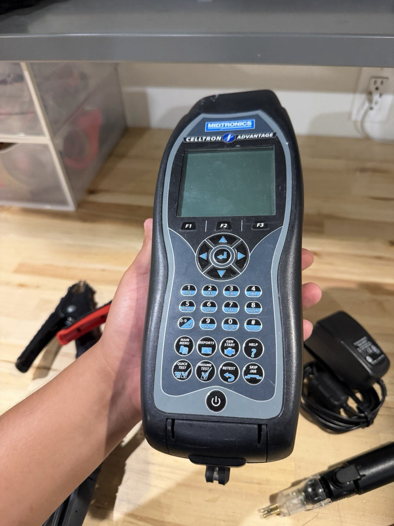 MIDTRONICS CAD-5200 CELTRON ADVANTAGE BATTERY ANALYZER TESTER TESTED
