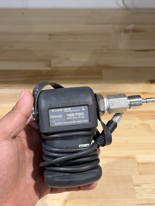 FLUKE 700P08 PRESSURE MODULE 1000PSIG 7000KPA 70 BAR (TESTED) SHIPS FAST
