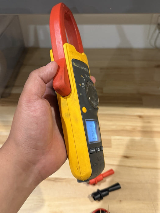 FLUKE 376 WIRELESS TRUE RMS AC/DC CLAMP METER W/LEADS - SHIPS FAST