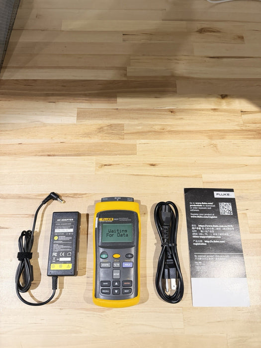 FLUKE 1523 REFERENCE THERMOMETER (CALIBRATED 2026) FREE SHIPPING /TESTED