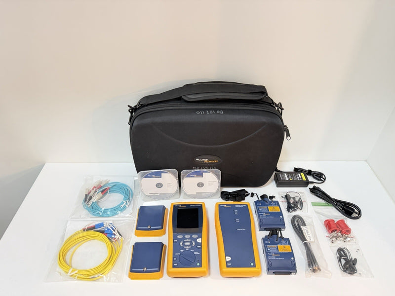 FLUKE NETWORKS DTX-CLT CERTIFIBER OLTS TESTER KIT W/DTX-MFM2 (TESTED)SHIPS FREE