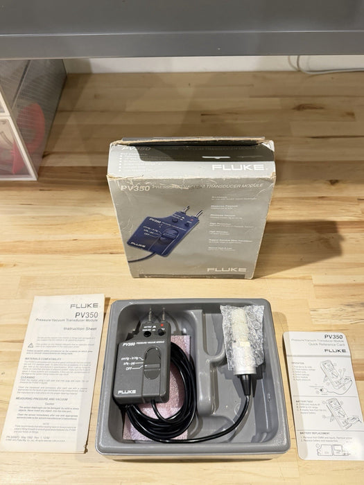 FLUKE PV350 PRESSURE VACUMM TRANSDUCER MODULE TESTED
