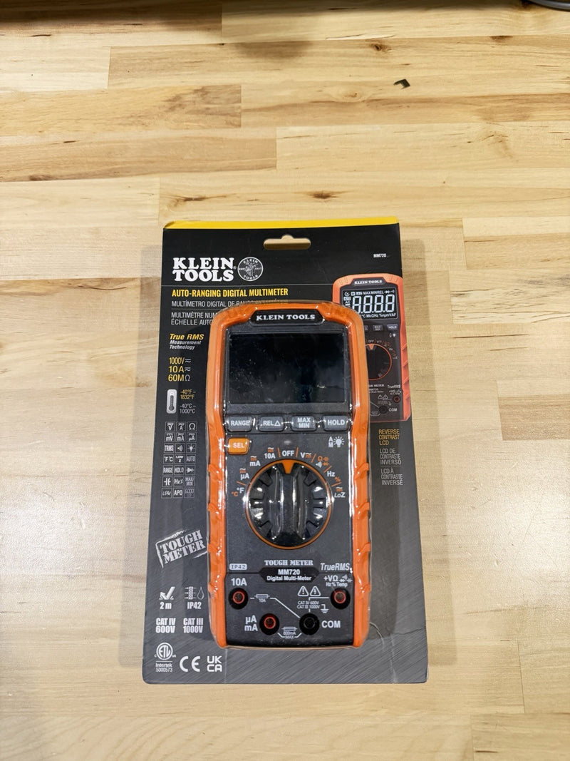 KLEIN TOOLS MM720 AUTO-RANGING DIGITAL MULTIMETER