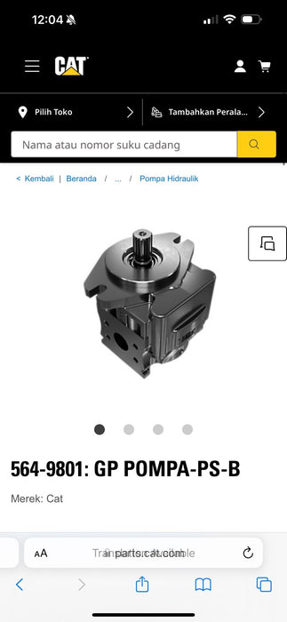 CAT 564-9801 PUMP GP / NEW SEALED - FREE SHIPPING