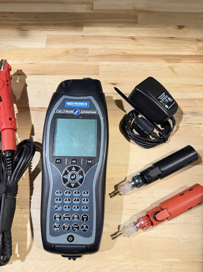 MIDTRONICS CAD-5200 CELTRON ADVANTAGE BATTERY ANALYZER TESTER TESTED
