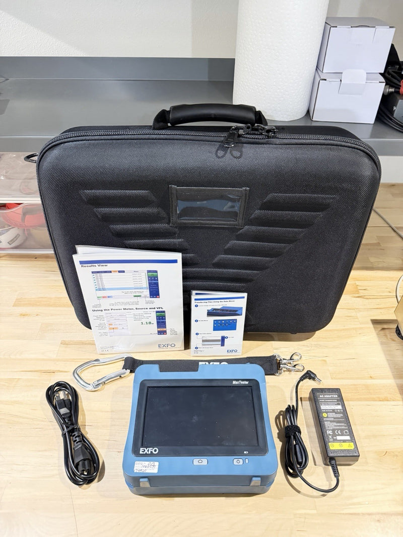 EXFO MAXTESTER SERIES MAX 945-ICERT-Q1-EA-EI OLTS QUAD TESTED