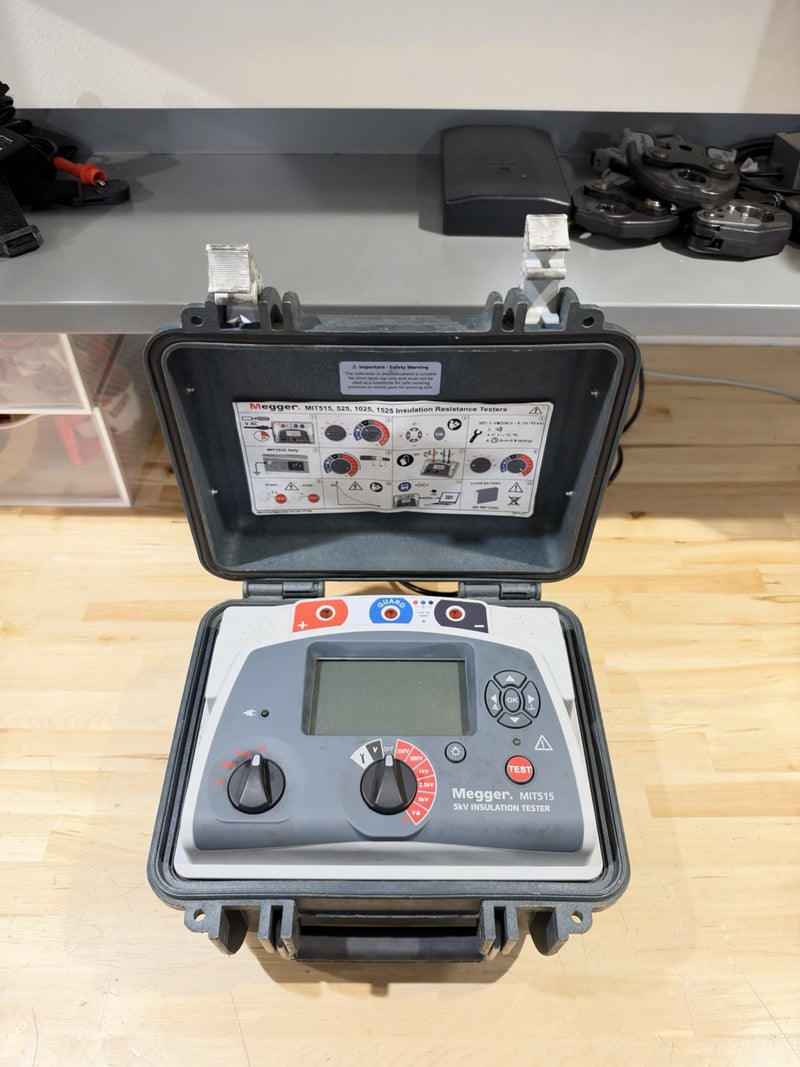 MEGGER MIT515 5KV INSULATION TESTER (PARTS ONLY) FOR PARTS