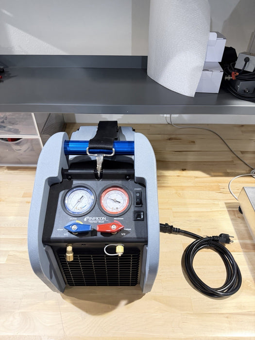 INFICON VORTEX DUAL REFRIGERANT RECOVERY MACHINE 714-202-G1 (TESTED) SHIPS FAST