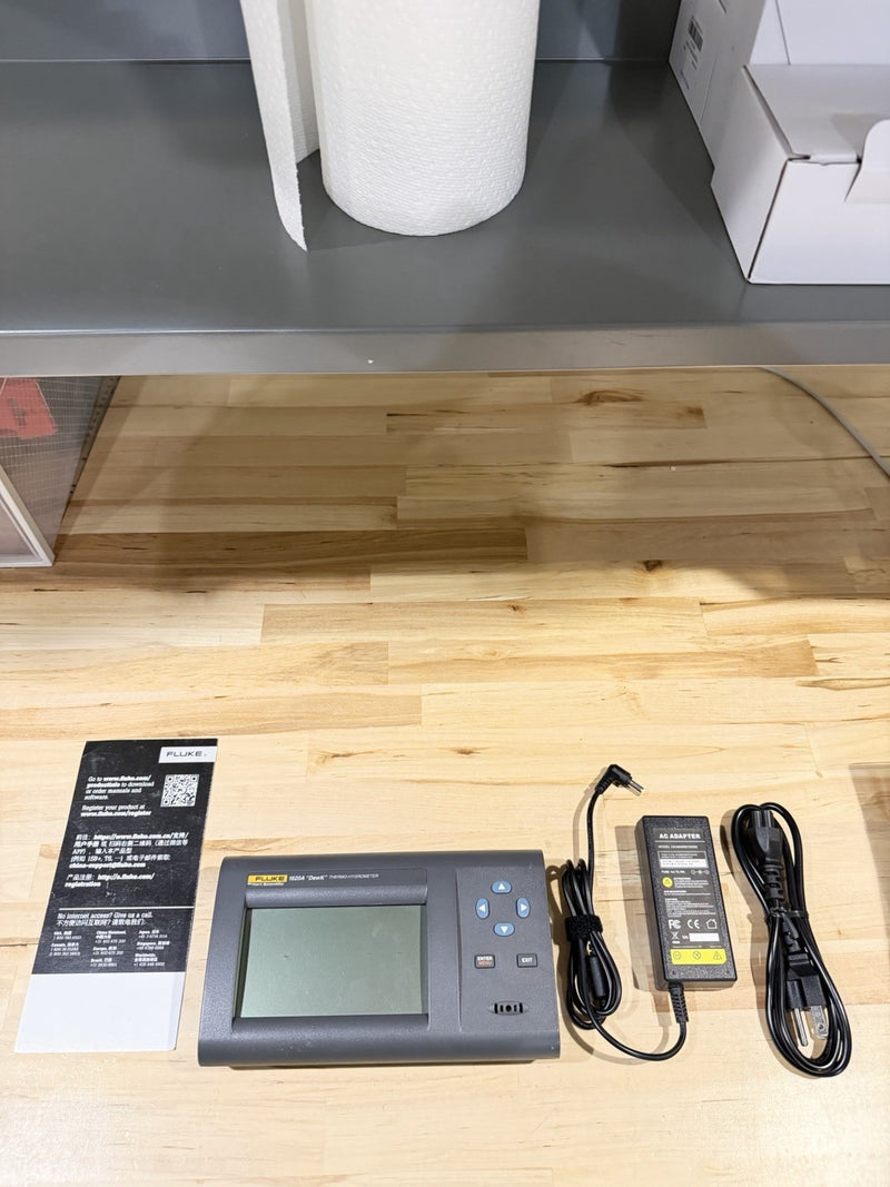 FLUKE 1620A DEWK THERMO HYGROMETER WITH CHARGER TESTED