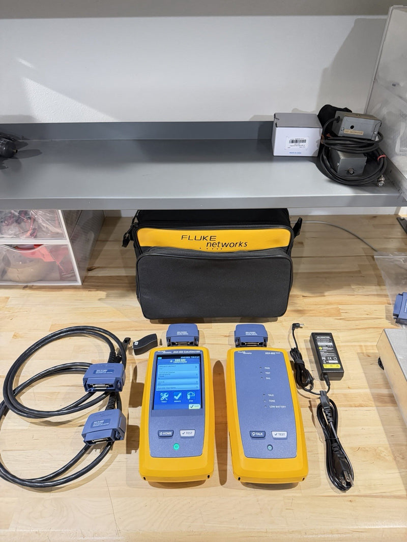 FLUKE NETWORKS DSX-602 PRO 500MHZ CABLE ANALYZER V2 WITH WIFI TESTED