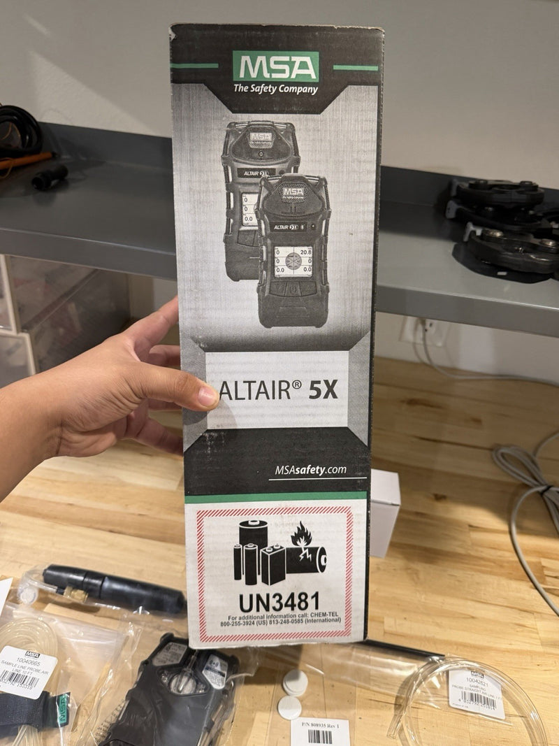 MSA ALTAIR 5X 10165446 MULTIGAS PID DELUXE DETECTOR KIT W/ PROBE KIT -NEW SEALED
