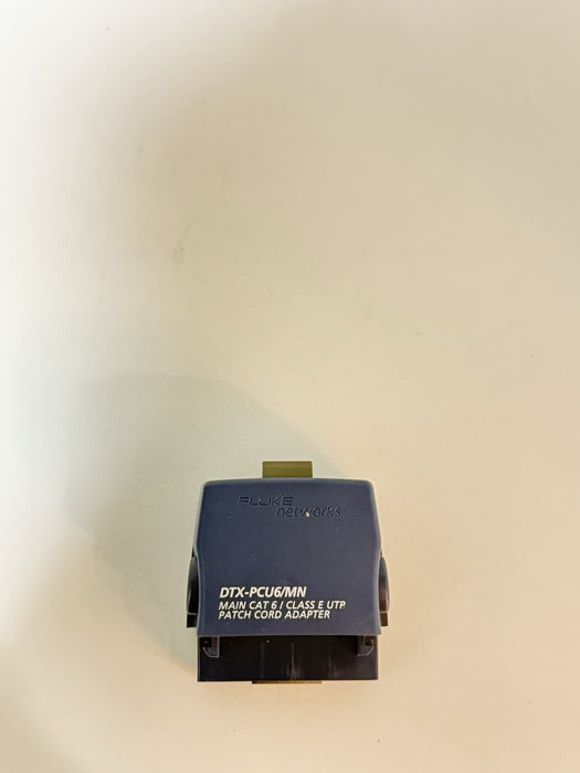 FLUKE NETWORKS DTX-PCU6/MN, MAIN CAT 6 PATCH CORD TEST ADAPTER TESTED