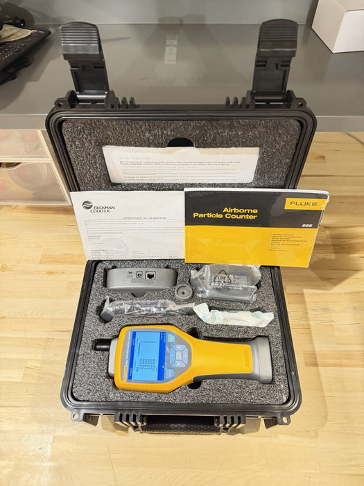 FLUKE 985 AIRBORNE PARTICLE COUNTER TESTER CALIBRATED 2025 TESTED