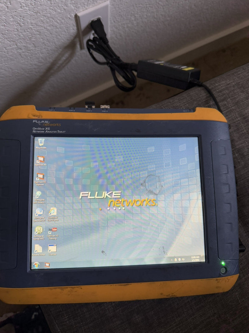 FLUKE NETWORKS OPTIVIEW XG NETWORK ANALYZER TABLET